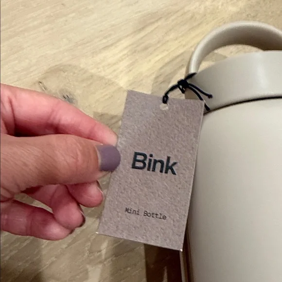 NWT- Bink Cream Mini Water Bottle - Picture 3 of 8